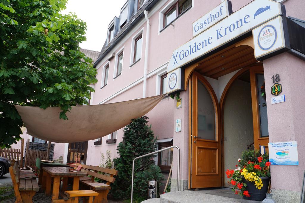 Gasthof Goldene Krone Selbitz Dış mekan fotoğraf